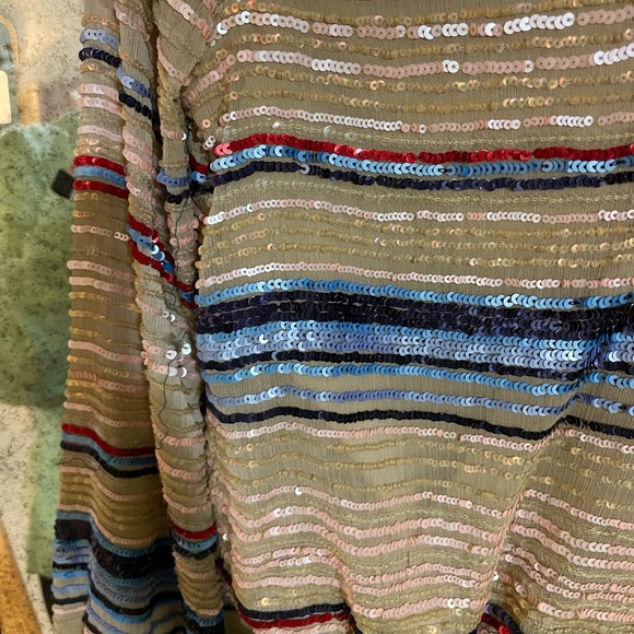 TULAROSA Bree Blouse in Blue Multi Stripe - Picture 5 of 8